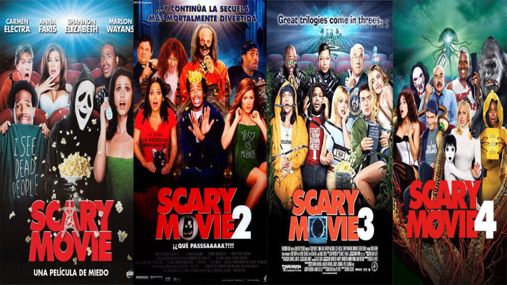 Scary Movie 1 2 3 Y 4 HD 720p Latino Dual 1024x576