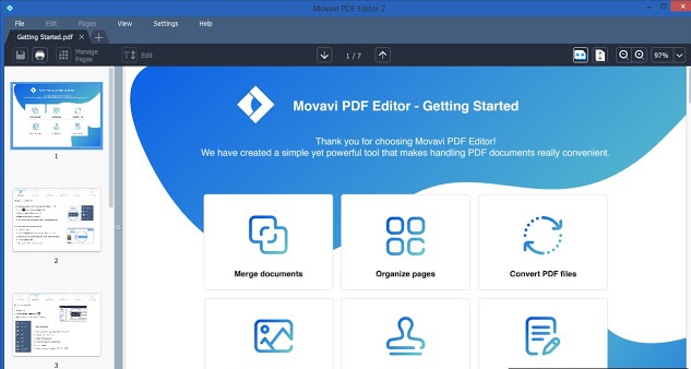 Movavi PDF Editor 3.1.0, El editor de PDF para Windows que siempre has querido