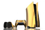 Si la PS5 blanca no te convence, siempre podrás hacerte con esta versión bañada en oro de 24K